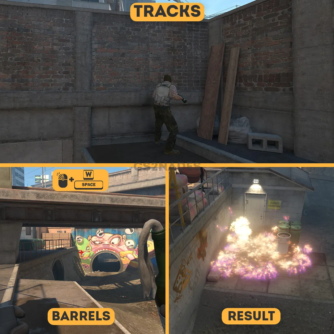Barrels molotov from Monster
