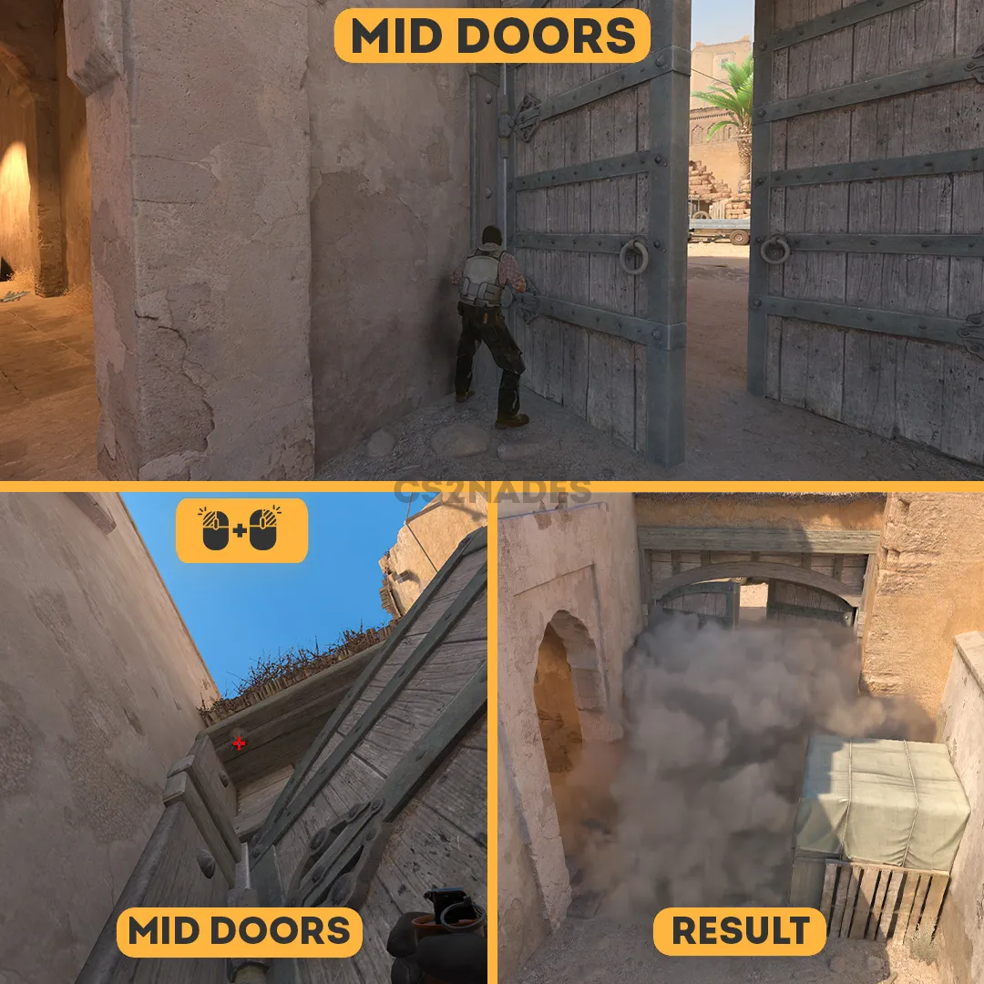 Mid doors smoke
