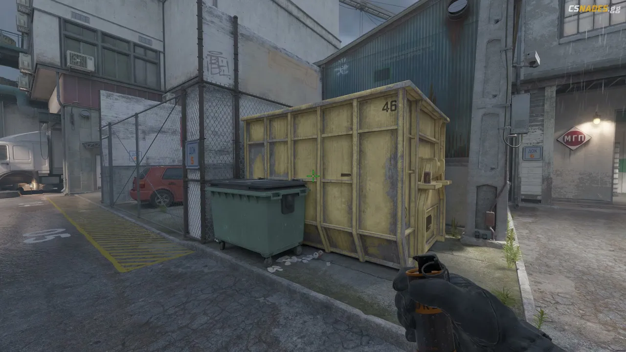 Connector smoke from Dumpster