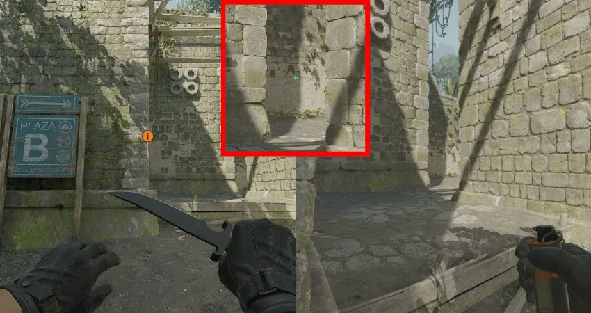 Red Room smoke from mid